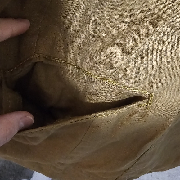 J. Jill | Classic Brown Linen Blazer - Picture 11 of 15